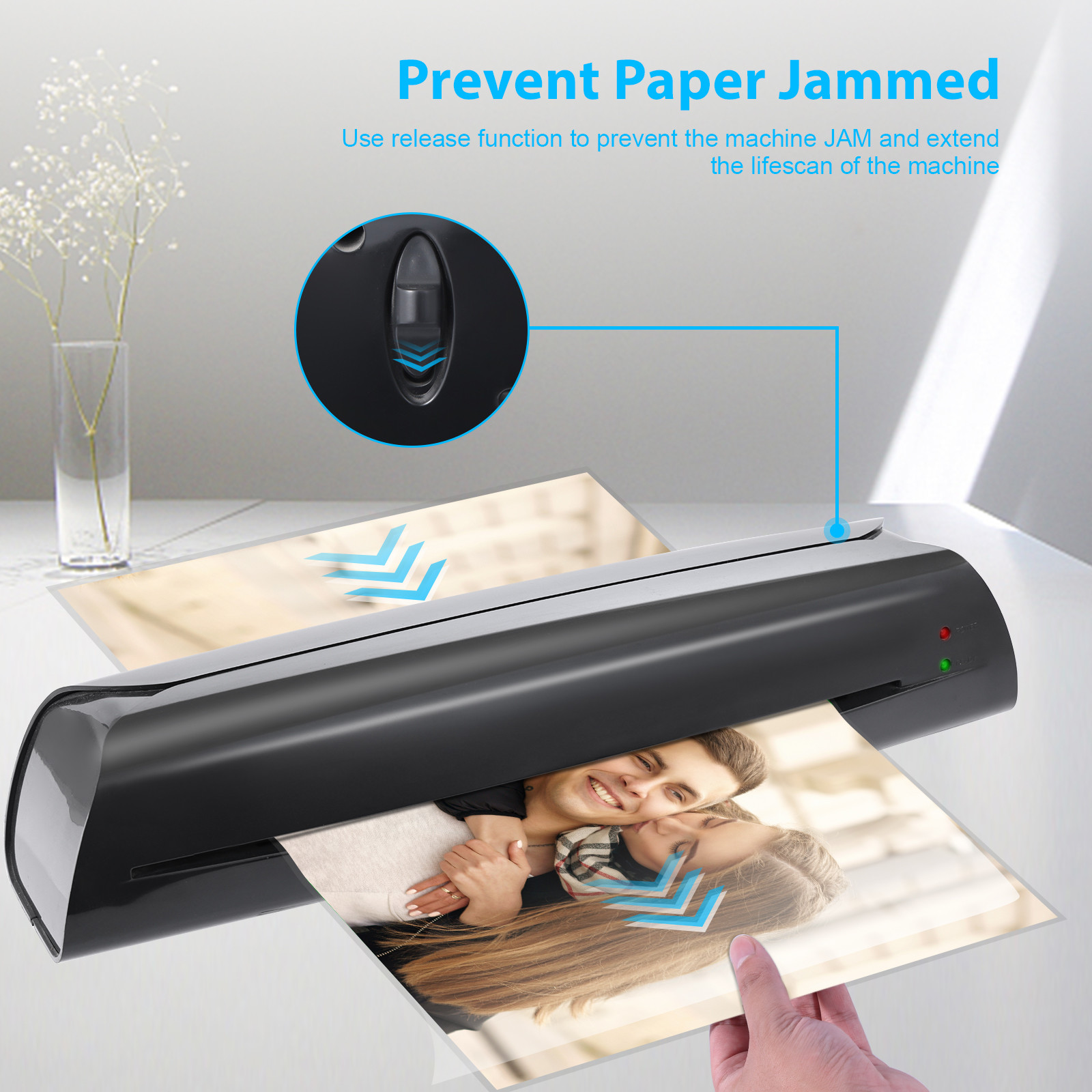 A4 Laminating Machine For Photo Documents Paper Hot Thermal Laminator LM2008