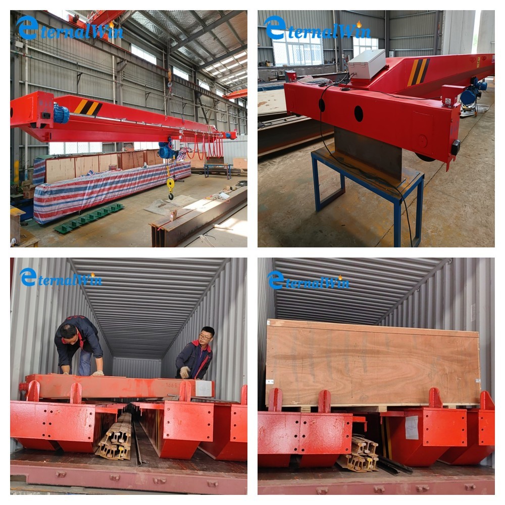 Customized Speed Bridge Crane Overhead Crane With 50Hz Power Source