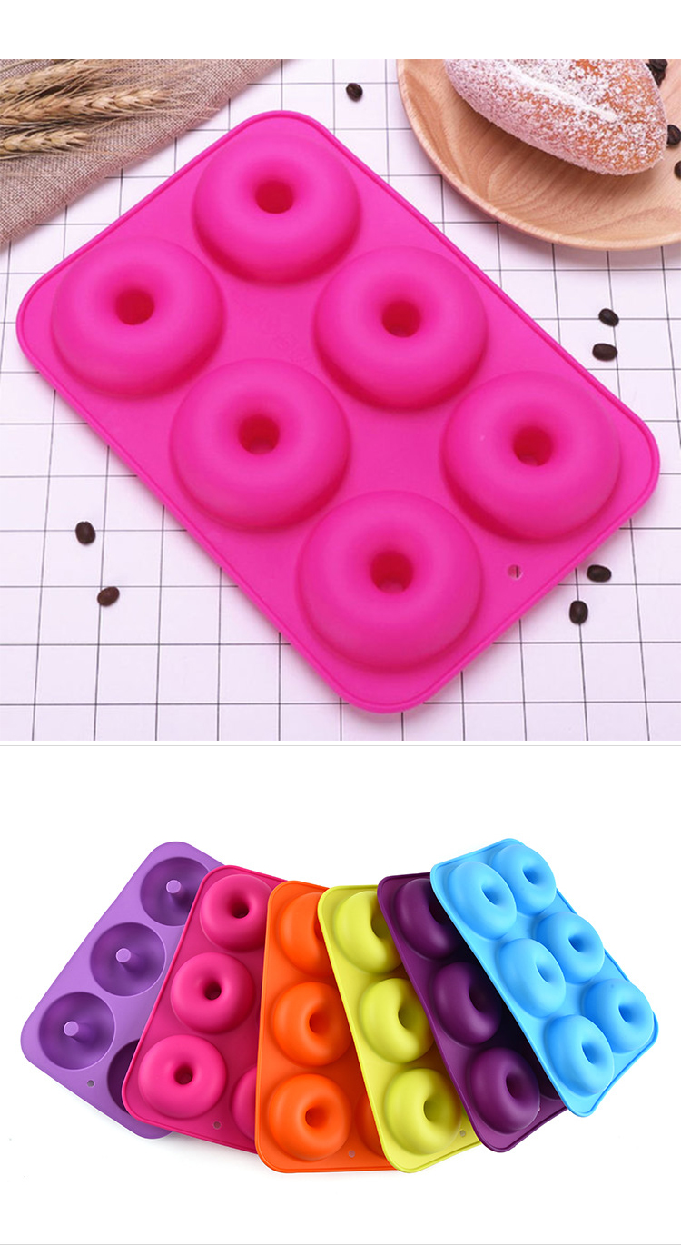 BPA Free 120g 6 Cavity Silicone Cake Molds For Kitchen
