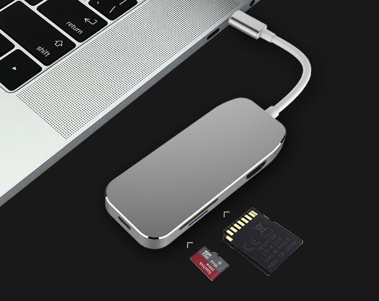 2018 Latest Aluminum Alloy Portable USB Hub 3.1 High Speed Type C PD Powered USB Hub For Charger
