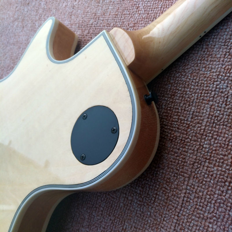 Custom Shop Wooden Solid spalted tree wood Electric Guitar Top Musical instruments