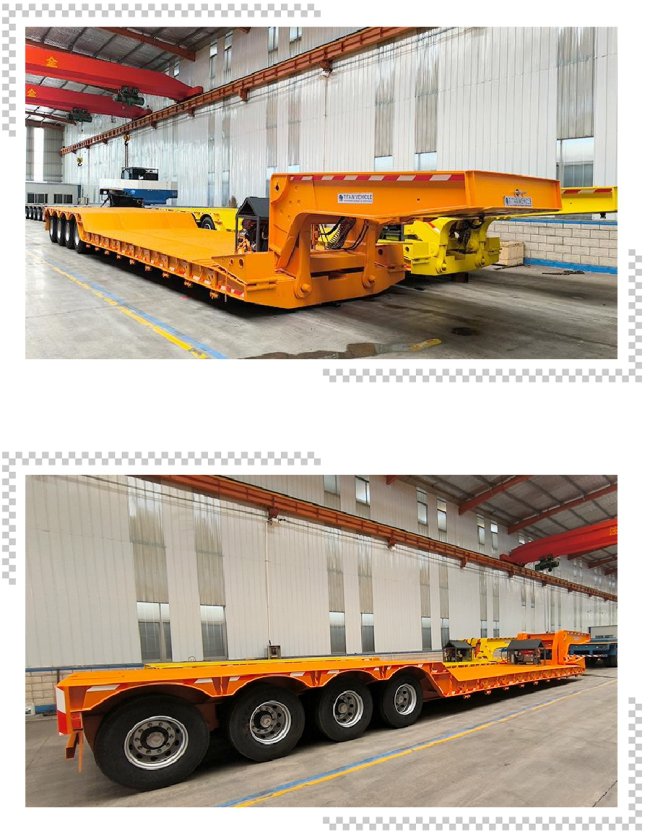 TITAN 100 Tons Removable Gooseneck Trailer for Sale  Removable Gooseneck Lowboy Trailer