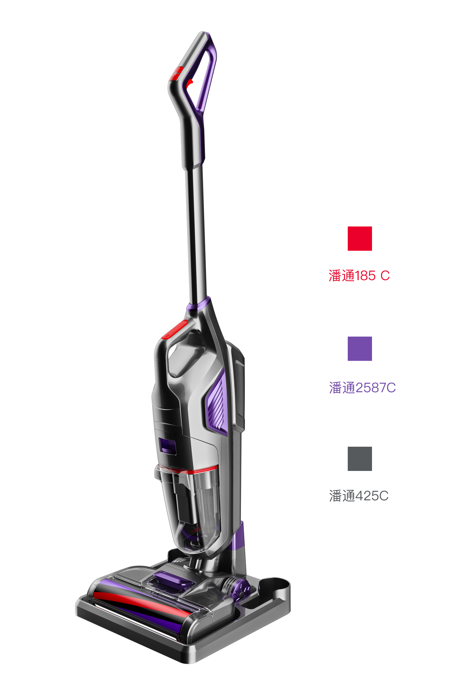 Lightweight Handheld Wet Dry Vacuum Cleaner for Household Floor Washing and Maintenance