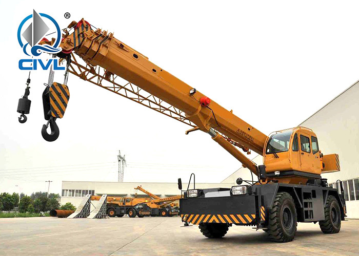 Rough Telescopic Boom Crane Vehicle Crane All Terrain 25t New Off-Road Tire Crane Rt25 190HP Engine