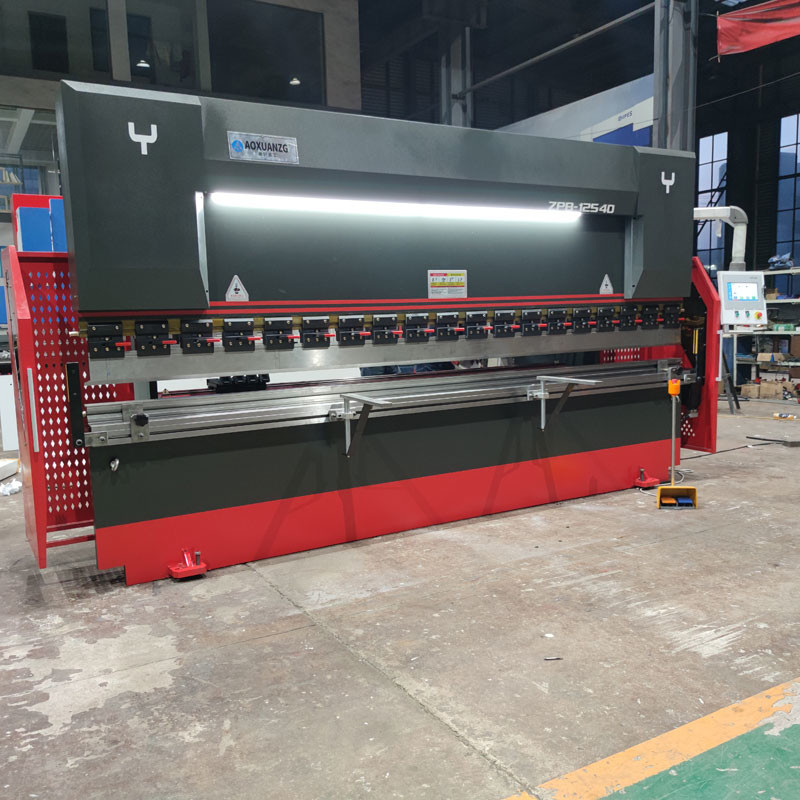 125T 4000MM CNC Power Hydraulic Press Brakes Machine With Color Touch Screen TP10S