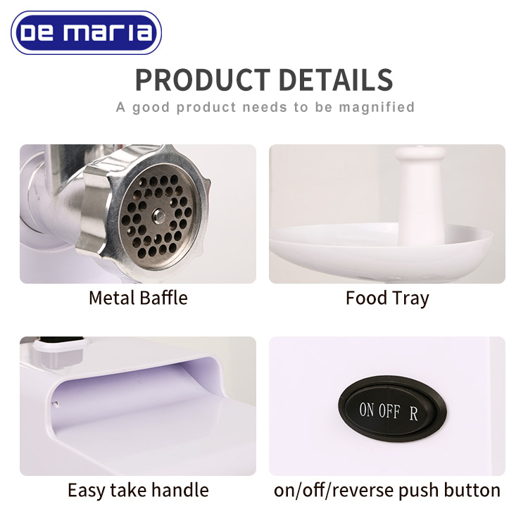 Kitchen Household Food Processor Meat Grinder Electrical Mini Blender Meat Chopper