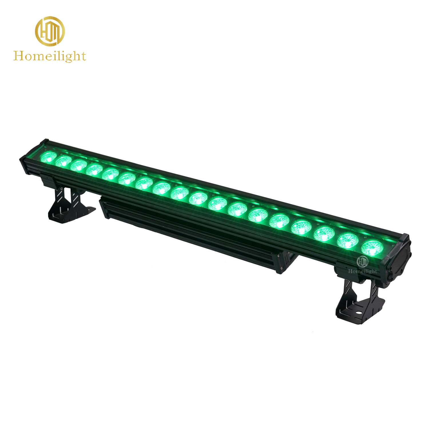 18pcs 18W RGBWA UV 6in1 LED Wall Washer Waterproof Stage Bar for AC90-240V/DC12-24V