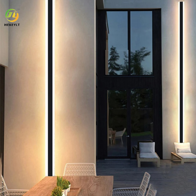 Contemporary LED Wall Light Aluminum Acrylic Waterproof IP65