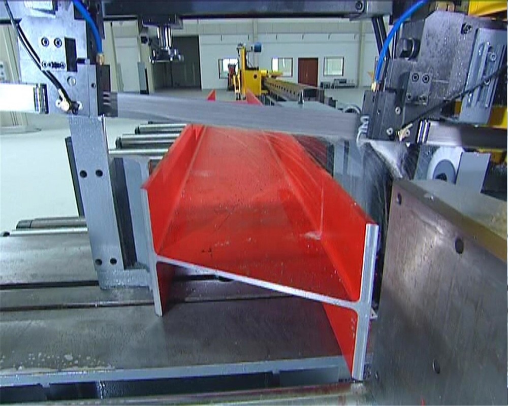 CNC Band Sawing Machine for Cutting H Beam Used in Steel Structure Industry