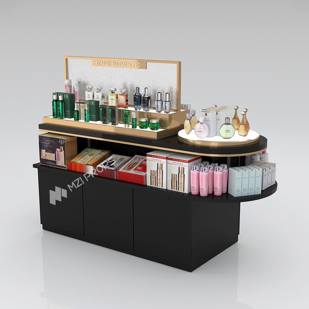 Premium Perfume Store Display Stand Brand Showcase For Skincare Store Design And Cosmetic Shop Decoration