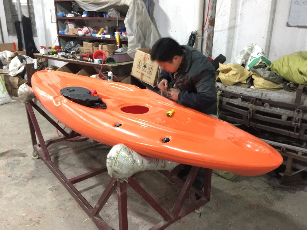 PC Floor Clear Boat Kayaking With Bottom / Surf Ski Kayak For Water Recreation