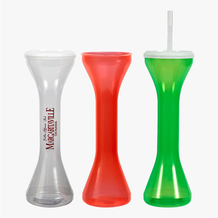 Extra Large PET Party Yard Cups For Slush Alcoholic Beverage And Soft Drinks