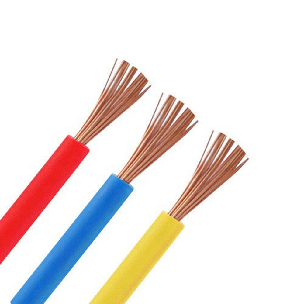 1.5mm 2.5mm 4mm 6mm 10mm Stranded Copper PVC House Wiring Electrical Cable for Residential