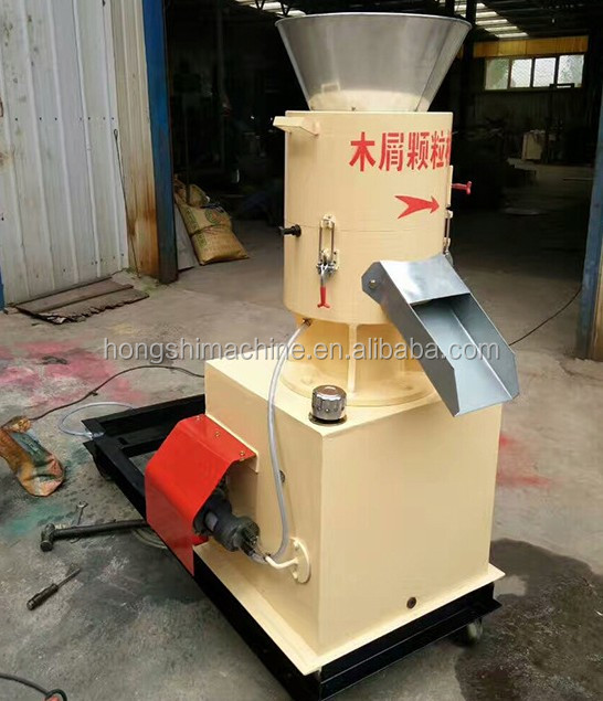 Flat Die Fuel Hay Rice Husk Chips Grass Biomass Pellet Machine High Quality