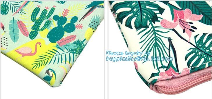 Professional Cosmetic Bag Canvas Zipper Pouch Wholesale, Private Label Makeup Bag, Canvas Bag with Zipper bagplastics