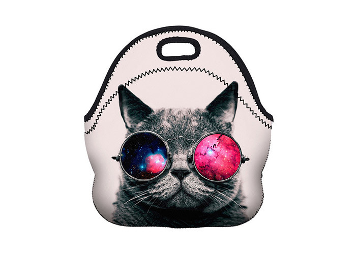 Personalized Large Insulated Lunch Bag , Thermal Lunch Tote Bags Neoprene Durable