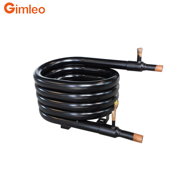 2HP Coaxial Tube In Tube Heat Exchanger GY-0060C With 12.7mm Refrigerant Inlet