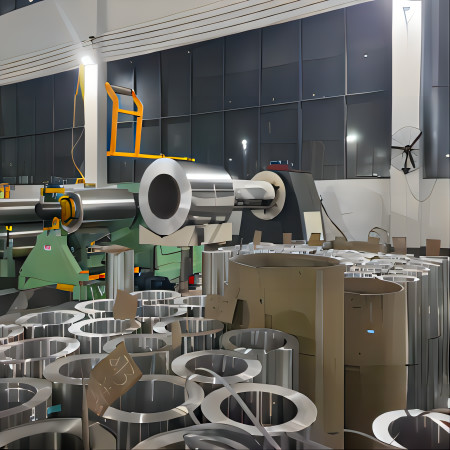 Polished Surface Aluminium Coil ASTM 6082 0.5mm Thickness For Industry