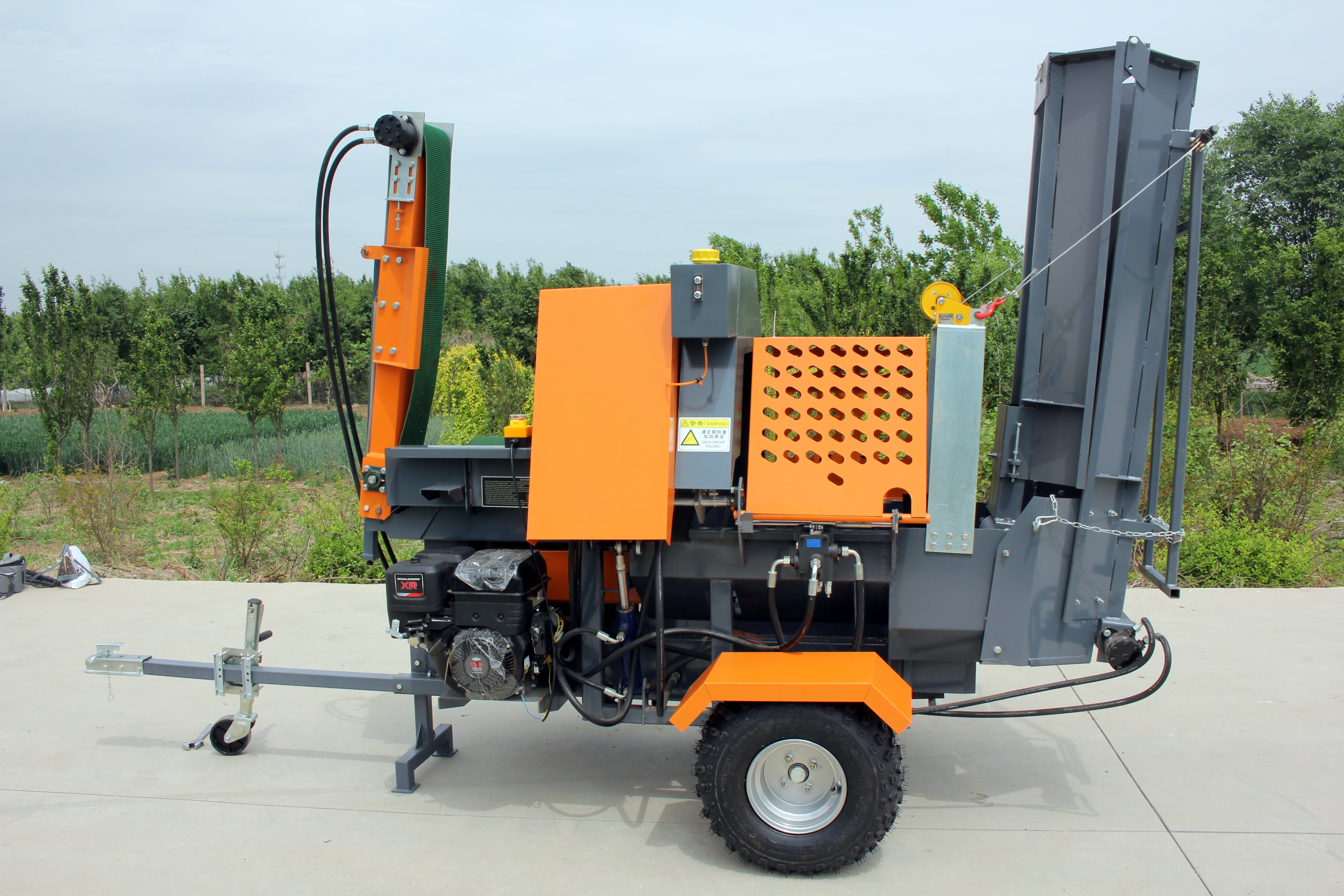 Speed Chainsaw Electric 15KW Wood Tree Splitter 6S Firewood Processor