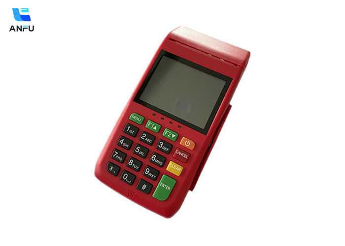 Mobile 2.8"TFT Display Handheld Traditional Pos Terminal With 58mm Thermal Printer EMV Certified