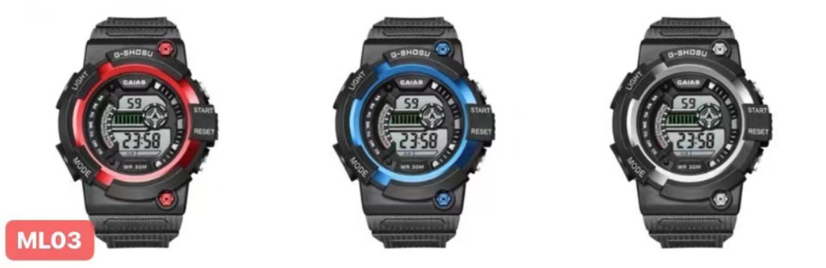Digital Watch Wholesale Quartz Light Wrist Sports Watch