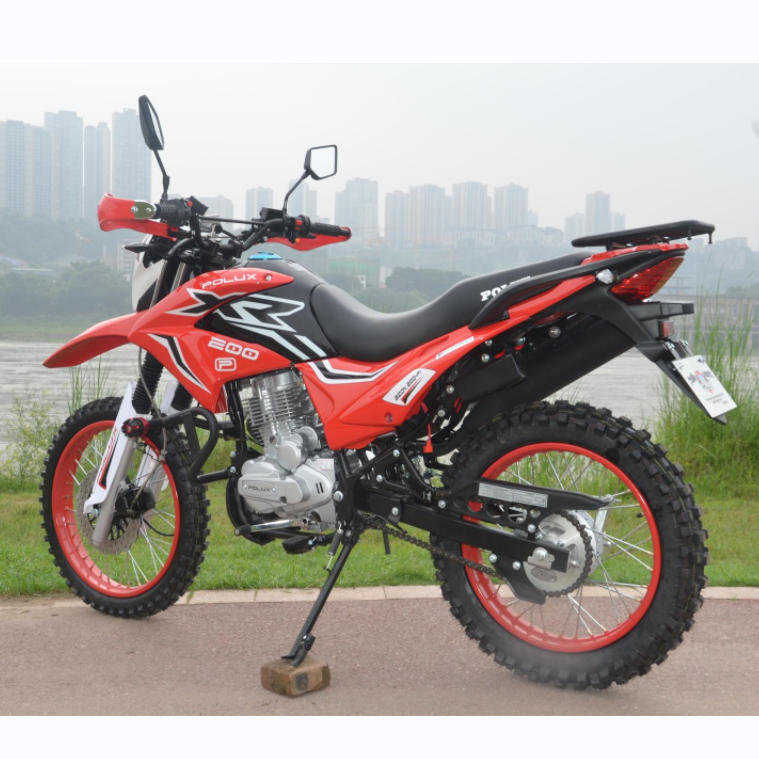 Red Super 200cc 250cc Enduro Off Road Motorcycles Gasoline Dirt Bikes