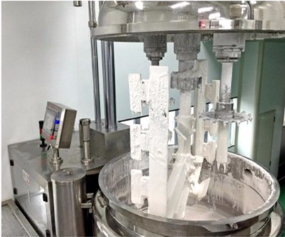22KW Toothpaste Making Machine Toothpaste Mixing Machine Multi Stage Vacuum System