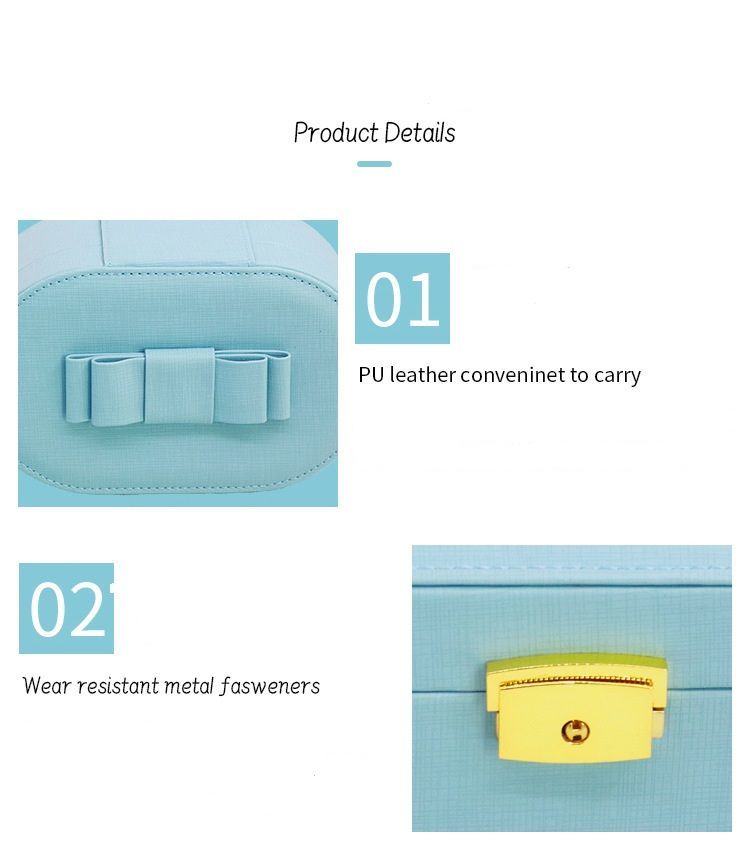 China Factory Wholesale Luxury PU Leather Jewelry Set Box, Custom Logo Printing Display Box, Free Samples Available