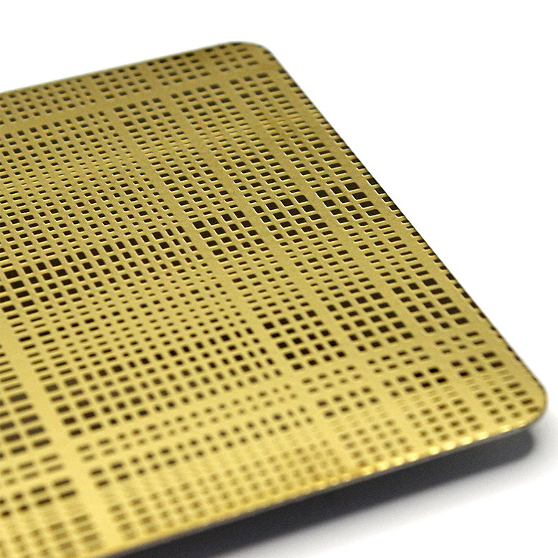 4 X 8 Ft Hairline Etching Stainless Steel Plate For Elevator SS Sheet