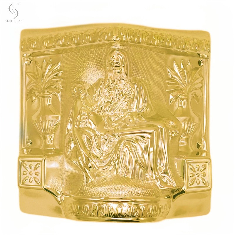 Christian Style Coffin Hardware, Coffin Corner Decorations For Funeral Events