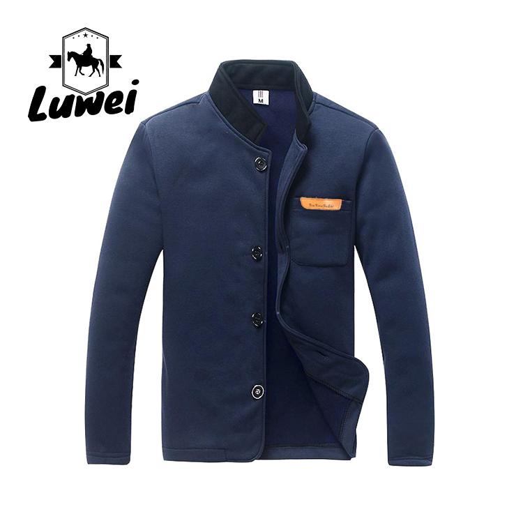 Utility Palto Abrigos De Hombre Men's Slim Edition Single Buckle Solid Color Long Sleeve Collar Jacket