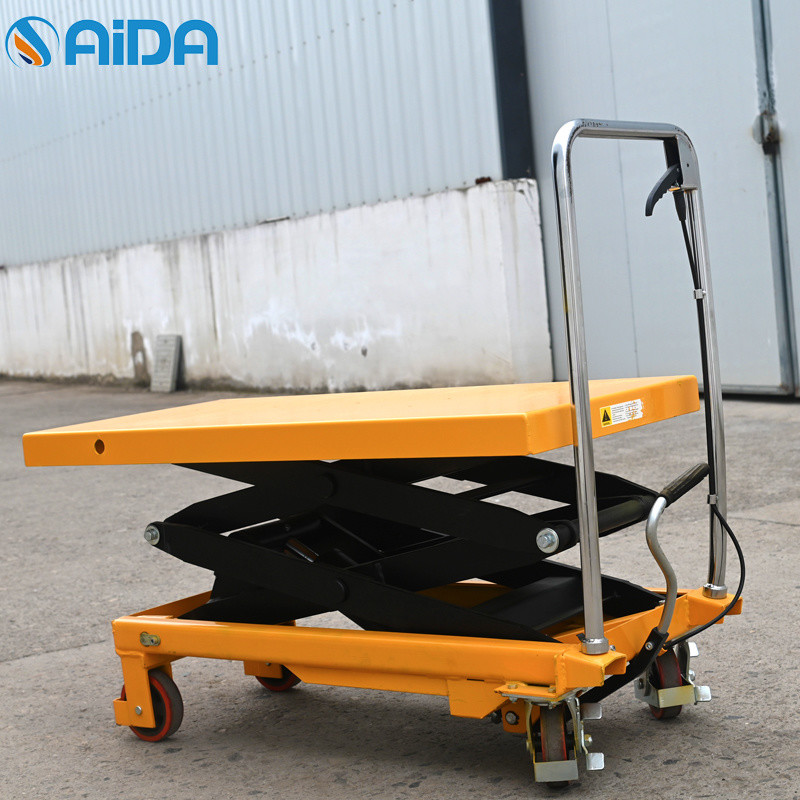 105 Kg Capacity Hydraulic Table Lifter Foot Pedal Lifts To 1300 Mm Height