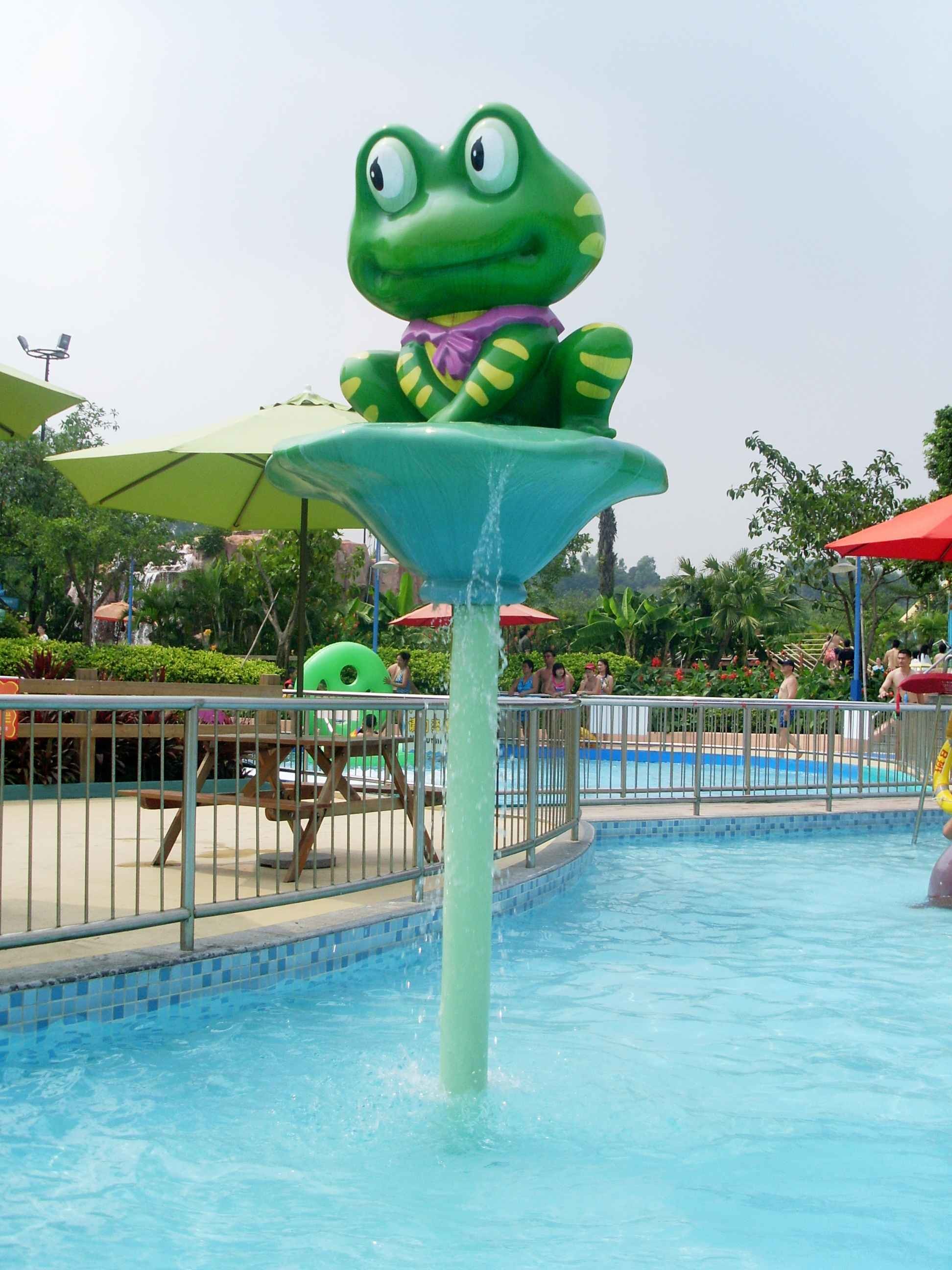Kids Water Game Aqua Play , Amusement Spray Equipment For Water Park