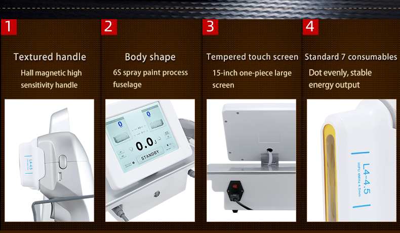 Body 7D HIFU Slimming Machine Face Firming Lifting With 10mm Cartridge