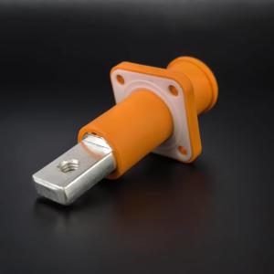Buy cheap UL TUV Energy Storage Connector 250A Waterproof Socket Threaded Copper Bar Orange product