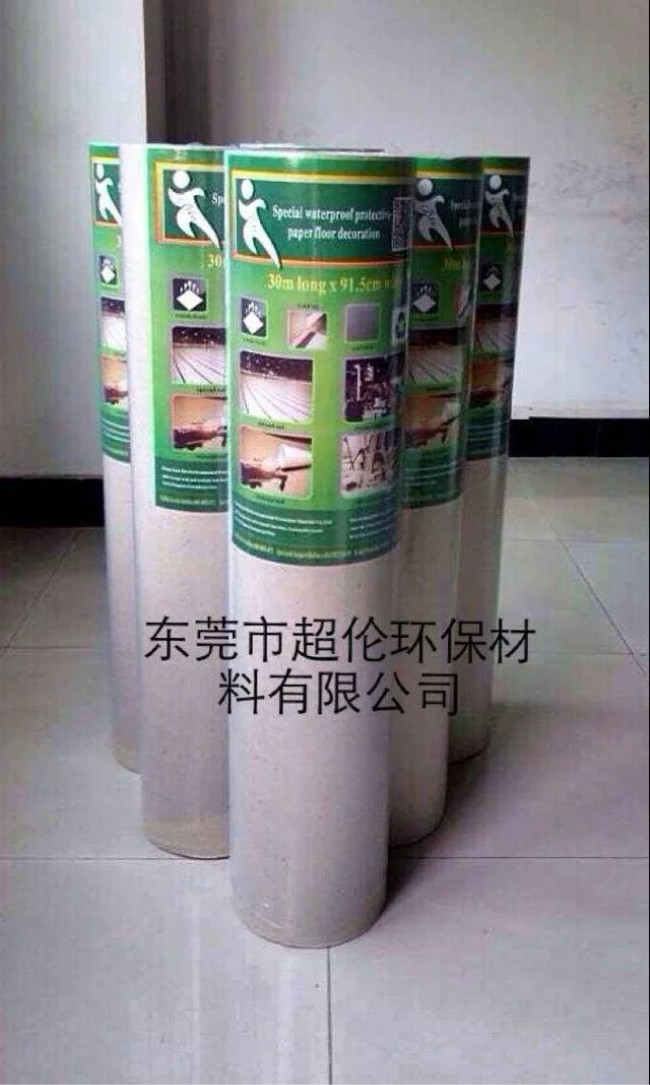Waterproof Protective Temporary Surface Protection Paper For Construction Projects
