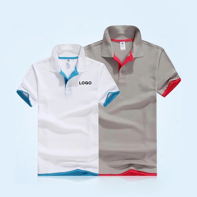 Multi Colored Cotton Mens Polo Style Shirts Short Sleeve OEM / ODM Service