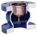 Ductile Iron Silence Globe Needle Check Valve Flange End Epoxy Coating 1