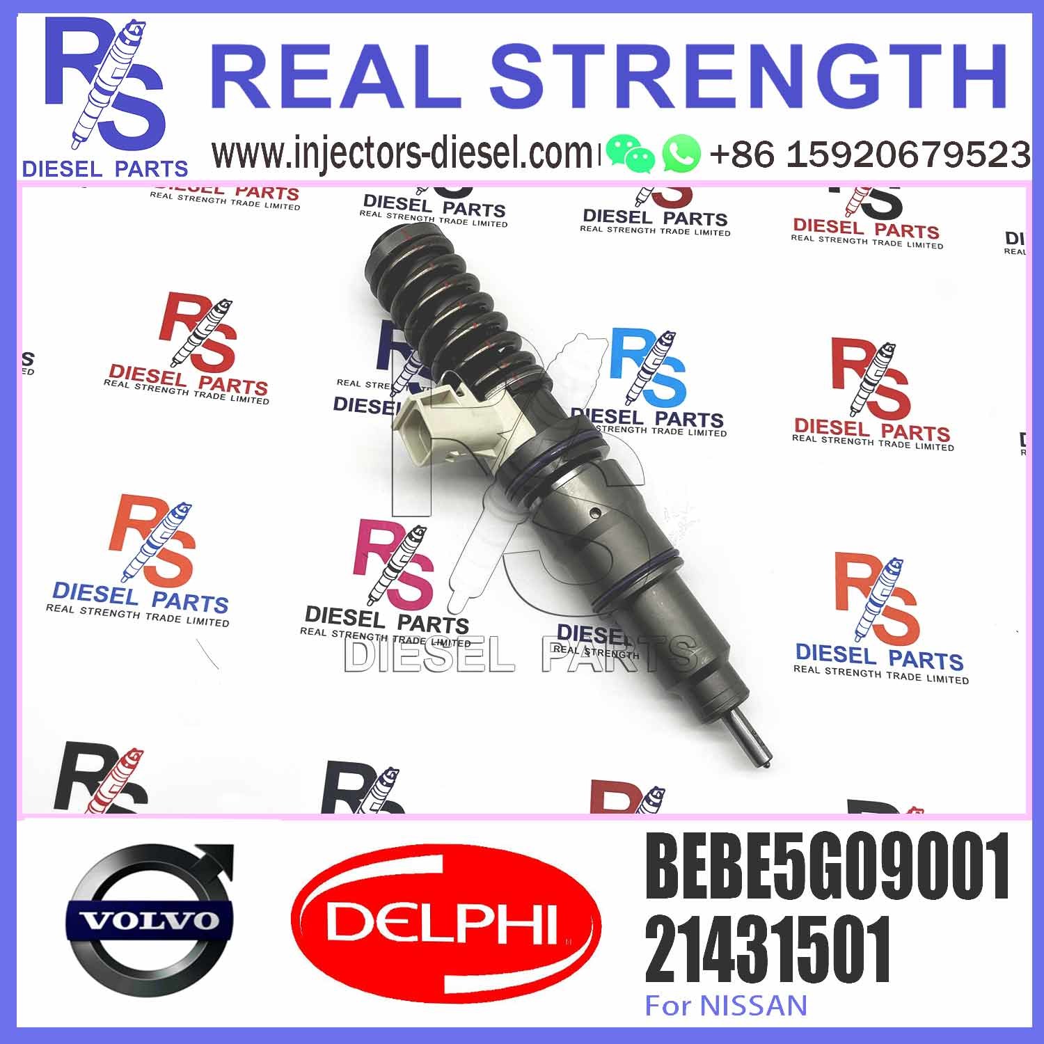 Common Rail Diesel Fuel Injector 21431501 BEBE5G09001 For Engine Parts