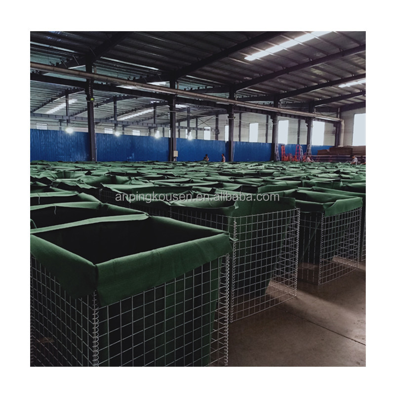 4.0mm-5.0mm Wire Gauge Hot Dipped Galvanized Sand Container for Isolation and Defense