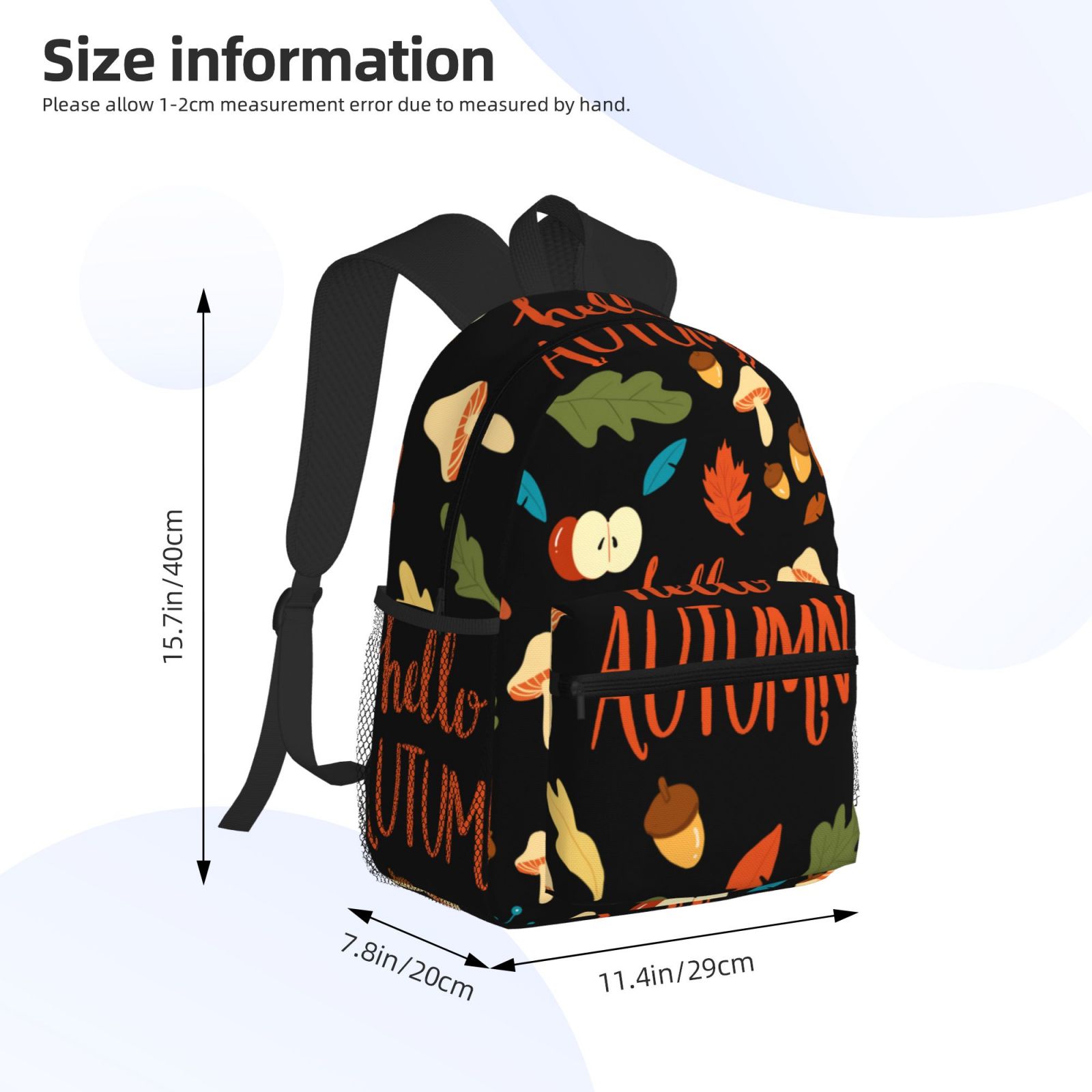 DTG Printed Oem Backpack With Water-Resistant Metallic Fabric for Custom Cheerleading