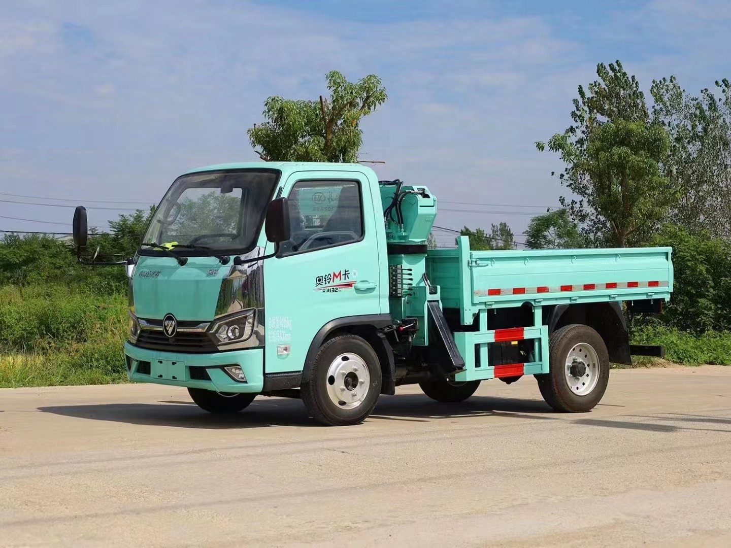 Foton High Performance Truck Mounted Crane For 850-1150mm Installation Space