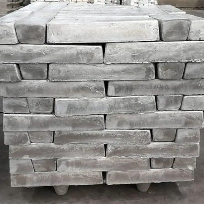 High Conductivity Bright Silver Magnesium Ingot 99.98% 25kg For Casting And Forging