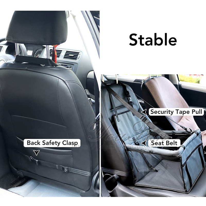 Breathable Bag with Seat Belt Dog Carrier dog booster seat car