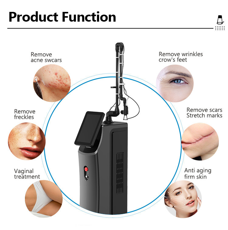 Stretch Removal Functions Co2 Fractional Laser With 10600nm Laser Wavelength
