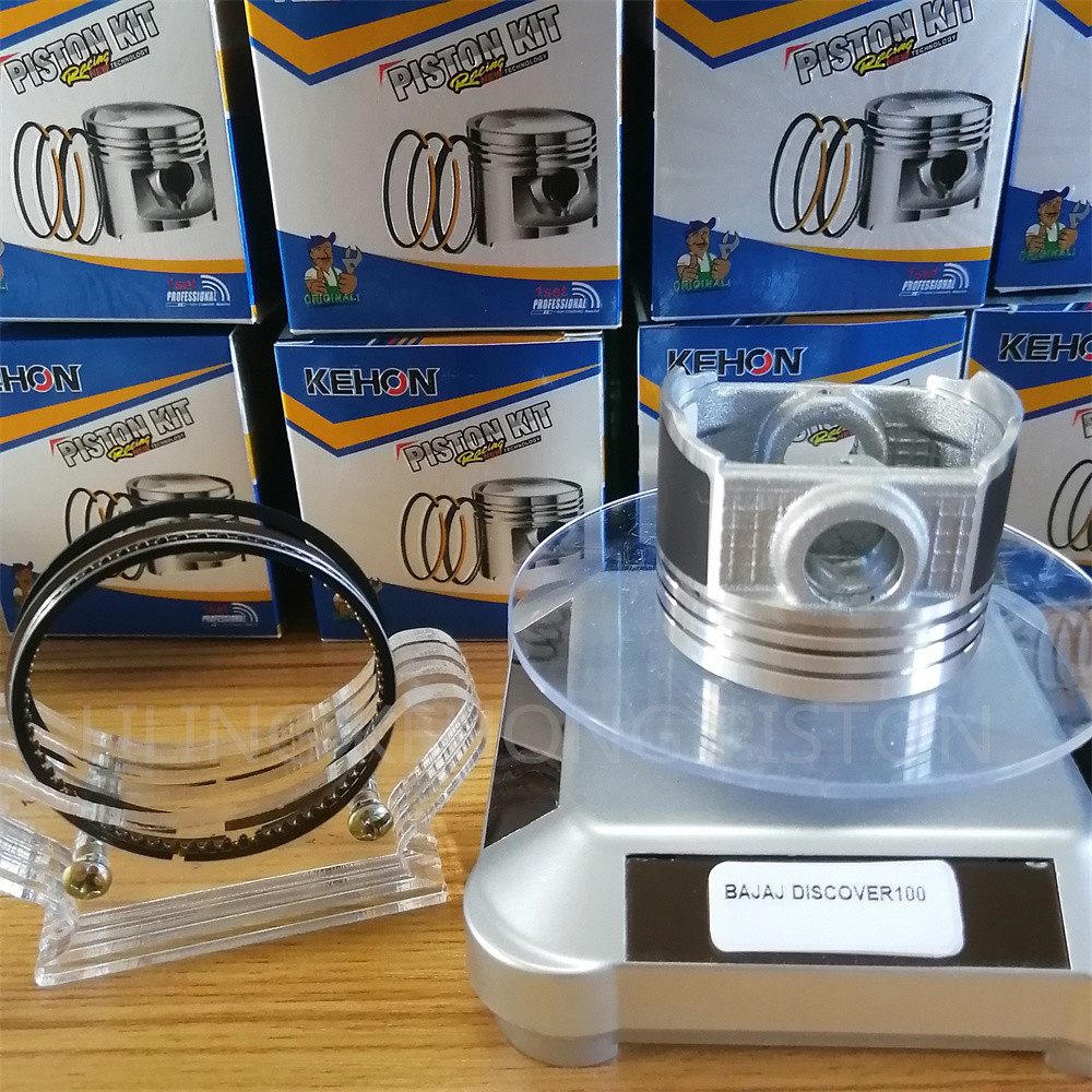 Engine DISCOVER100 India Piston Rings PR DIA 47x0.8x0.8x1.5mm Aluminum Alloy
