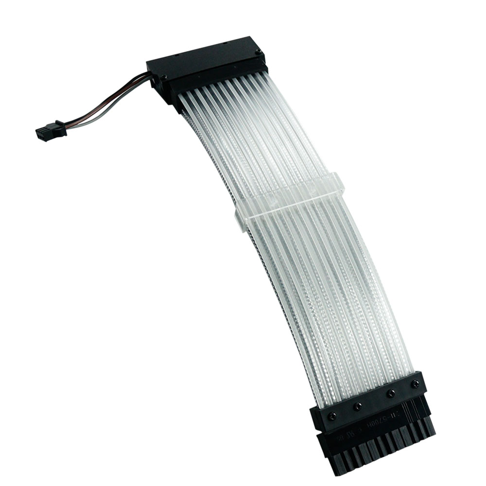 Brand new 5V 3Pin 24Pin ARGB EXTENSION cable cord Computer Straight Cable Synchronous Single Headlight Flat cable 300mm