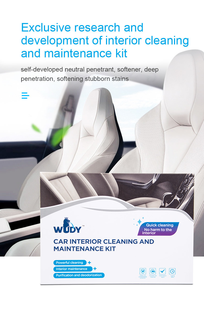 600g Car Interior Care Kit Leather Protection Cream Nourisher Deodorizer