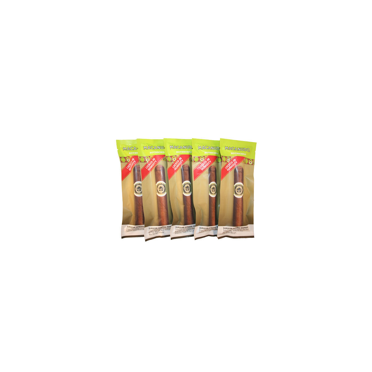 ROHS Blunt Wrap Cigar Humidor Bag Packs Mylar Foil Lined Single Cigar Packaging
