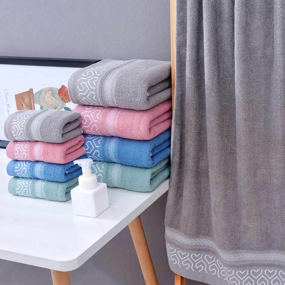 Smooth Customized Household Towel Set for Home/Hotel/Sport/Travel/Gift and Durable